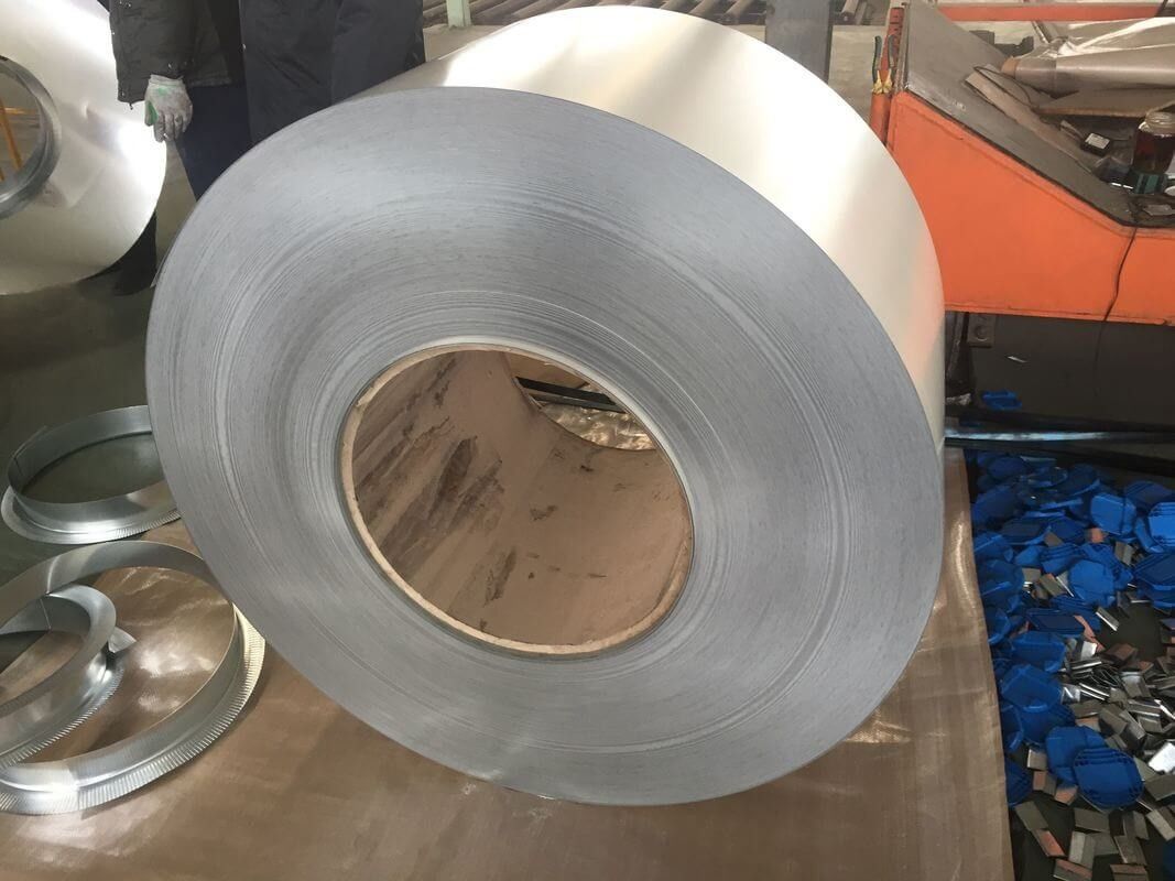 JIS Soft Commercial / Lock Forming PPGL Coil с покрытием AZ30-AZ150 для строительных панелей и кровельных листов