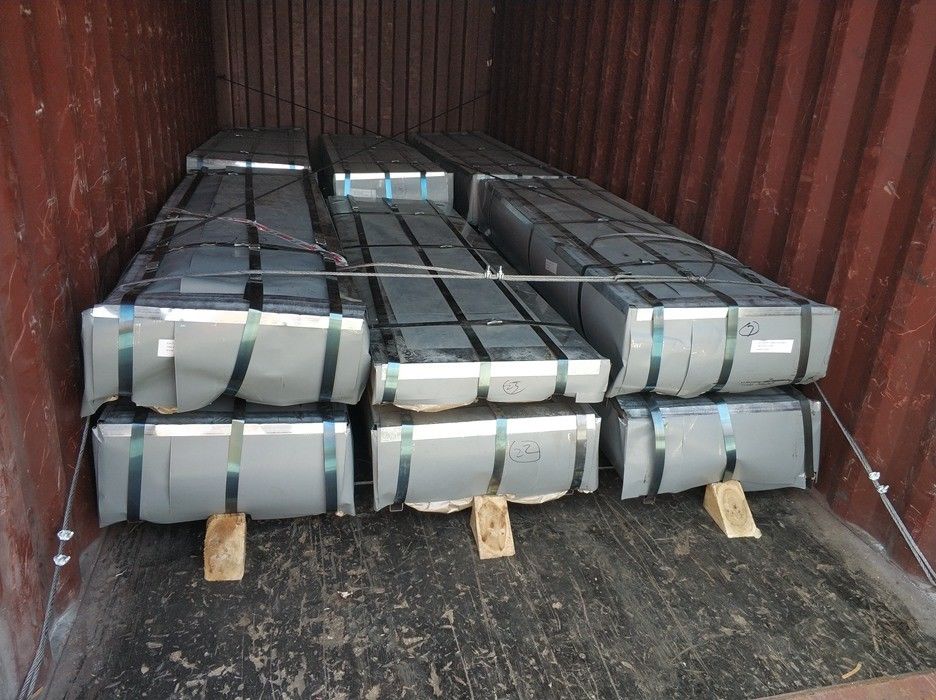 SGCC / SGCH / G550 Гофрированный оцинкованный кровельный лист с 30 ‰ 275 g/m2 цинковым покрытием для применения в строительных материалах